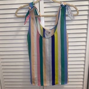 Women’s colorful striped tank